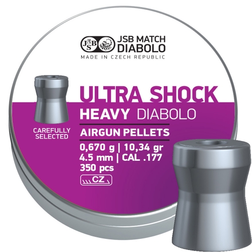 JSB Ultra Shock Heavy 4.5mm - 0.670g i gruppen Luftvapen / Ammunition hos Wizeguy Sweden AB (ag-jsb-00302)