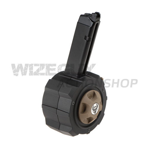 HFC Trummagasin G17 GBB 200rds i gruppen Airsoft / Airsoft Magasin hos Wizeguy Sweden AB (AS-hfc-mag-001)