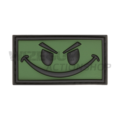 JTG Rubber Patch: Evil Smile Olive i gruppen Taktisk Utrustning / Patches hos Wizeguy Sweden AB (JTG-006246)