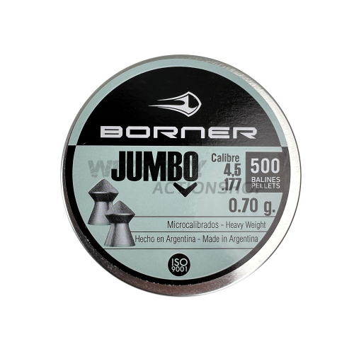 Borner JUMBO 4.5mm 500st i gruppen Luftvapen / Ammunition hos Wizeguy Sweden AB (ag-bor-amo-005)
