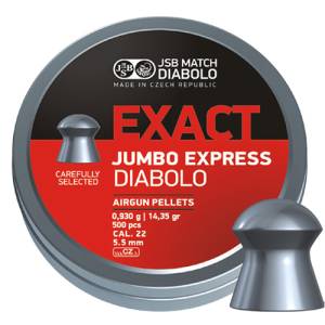 JSB Exact Jumbo Express 5.52mm - 0.930g - 500 st i gruppen Luftvapen / Ammunition hos Wizeguy Sweden AB (ag-jsb-00112)