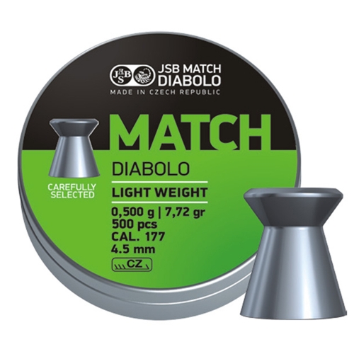 JSB Green Match Diabolo 4,50mm - 0,475g i gruppen Skytte / 10m Luftpistol / Luftgevr hos Wizeguy Sweden AB (ag-jsb-00401)