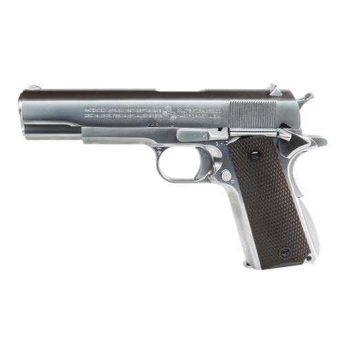 Colt 1911 6mm CO2 & GBB 1J Silver i gruppen Airsoft / Airsoft Pistoler / Colt 1911 airsoft pistol hos Wizeguy Sweden AB (as-cg-gun-0121)