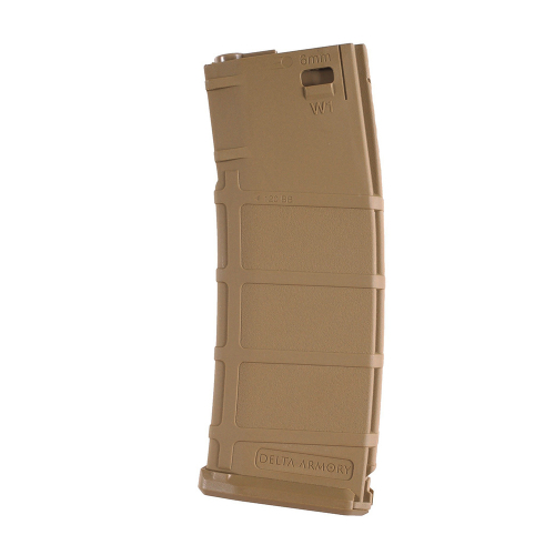 Delta Armory DMAG M4/AR15 Mid-cap 120 BBs Tan i gruppen Airsoft / Airsoft Magasin hos Wizeguy Sweden AB (as-da-mag-0002)