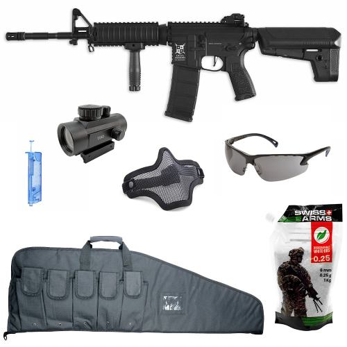 Airsoftpaket - Delta Armory M4 RTP i gruppen Airsoft / Airsoft Gev�r / Airsoft M4 hos Wizeguy Sweden AB (as-erbju-0028)