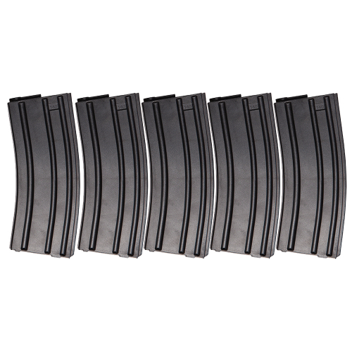 M4 Magasin 5-Pack Svarta 140rd i gruppen Airsoft / Airsoft Magasin hos Wizeguy Sweden AB (asg-19703)