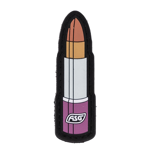 ASG PVC patch Bullet Lipstick i gruppen Taktisk Utrustning / Patches hos Wizeguy Sweden AB (asg-19971)