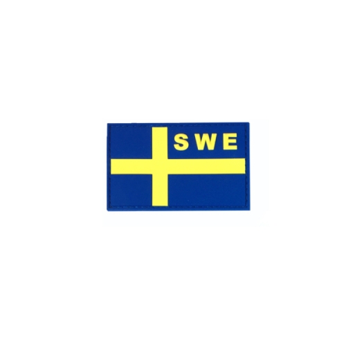 SWE PVC Patch 7cm Bl/Gul i gruppen Taktisk Utrustning / Patches hos Wizeguy Sweden AB (jow-patch-0001)
