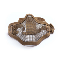 Meshmask in Metal TAN in the group Airsoft / Protective gear at Wizeguy Sweden AB (asg-17999)