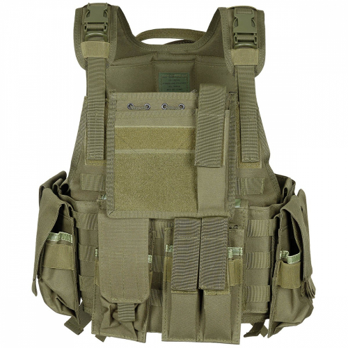 Tactical Vest Ranger Olive i gruppen Taktisk Utrustning / Airsoft Vst hos Wizeguy Sweden AB (max-vest-02025)