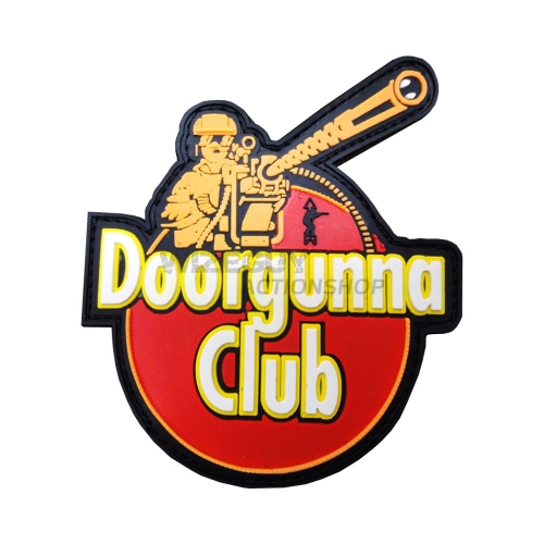 3D Rubber Patch: Doorgunna Club Stor i gruppen Taktisk Utrustning / Patches hos Wizeguy Sweden AB (pw-170001)