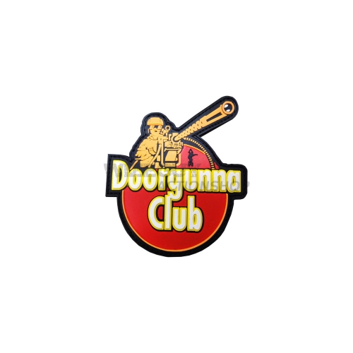 3D Rubber Patch: Doorgunna Club i gruppen Taktisk Utrustning / Patches hos Wizeguy Sweden AB (pw-180001)