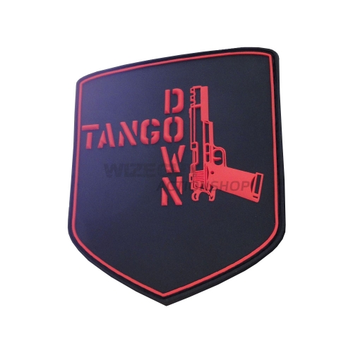 3D Rubber Patch: Tango Down Pistol i gruppen Taktisk Utrustning / Patches hos Wizeguy Sweden AB (pw-710001)