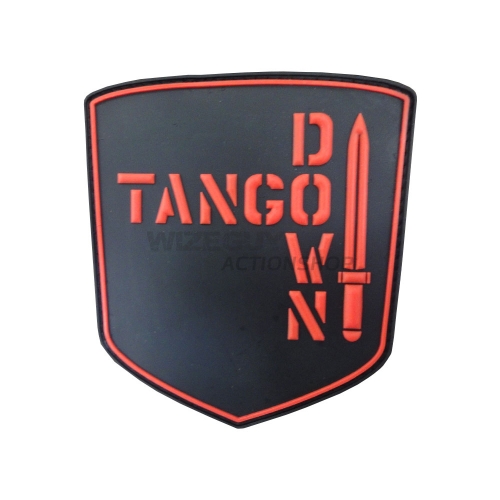 3D Rubber Patch: Tango Down Kniv i gruppen Taktisk Utrustning / Patches hos Wizeguy Sweden AB (pw-720001)