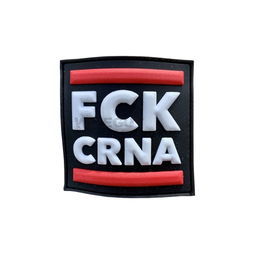 3D Rubber Patch: FCK CRNA i gruppen Taktisk Utrustning / Patches hos Wizeguy Sweden AB (pw-997001)