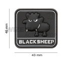 JTG Rubber Patch: Little Black Sheep Svart