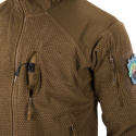  Helikon-Tex ALPHA HOODIE Jacket Grid Fleece Svart