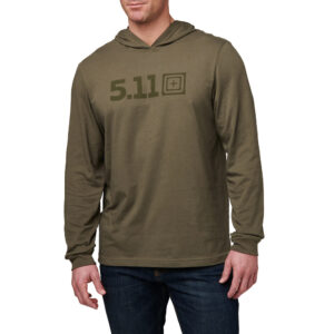 Alternative view of 5.11 Hooded Långärmad Tröja Ranger Green