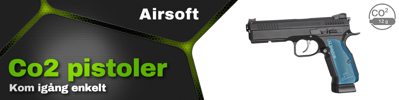 Hur funkar en Co2 airsoft pistol 1 Guide Banner Co2 pistoler 2