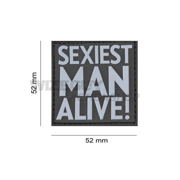 3D Rubber Patch: Sexiest Man Alive SWAT - Bild 3