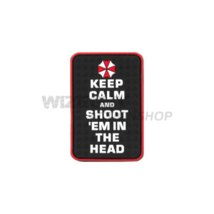Alternative view of 3D Rubber Patch: Keep Calm and shoot 'em in the head