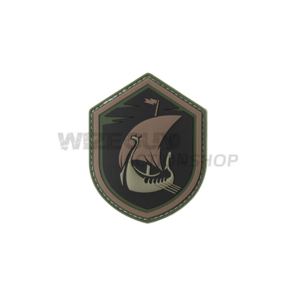 3D Rubber Patch: Vikingaskepp Multicamo - Bild 2
