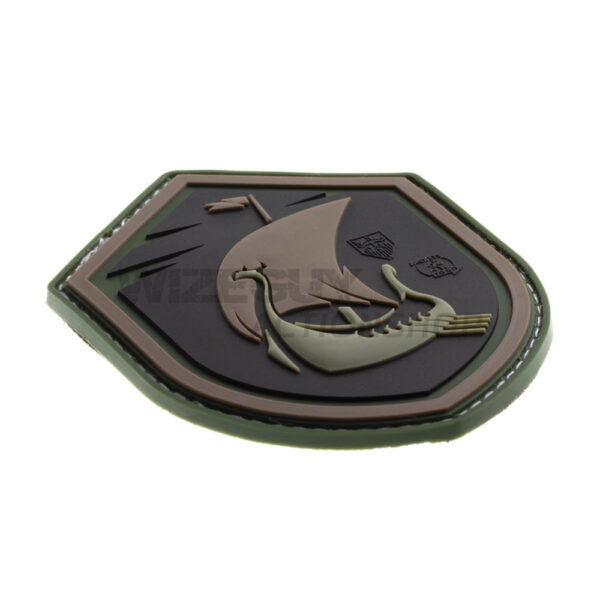 3D Rubber Patch: Vikingaskepp Multicamo - Bild 3