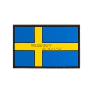 Alternative view of 3D Rubber Patch: Sverige flagga