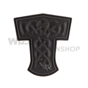 Alternative view of 3D Rubber Patch: Thors hammare Drake