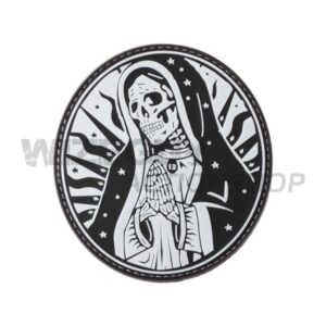 Alternative view of 3D Rubber Patch: Santa Muerte