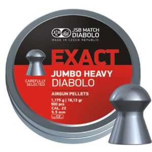 Alternative view of JSB Exact Jumbo Heavy 5.52mm - 1.175g - 500 st
