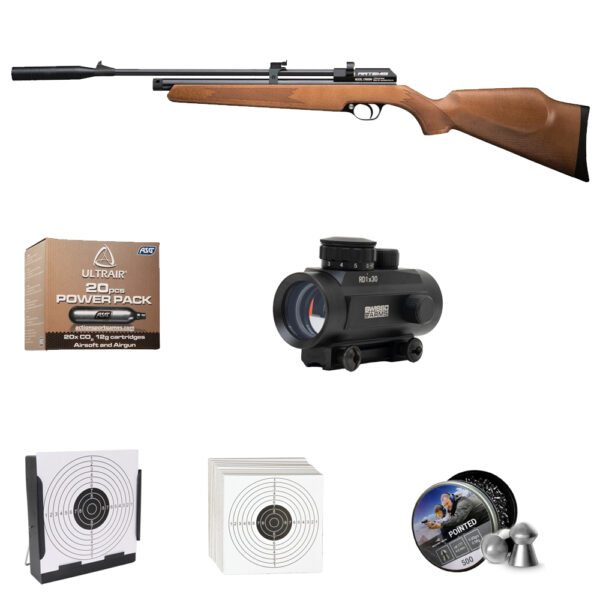 Luftgevärs paket Kolsyra - Artemis CR600W Co2 4,5mm - Bild 2