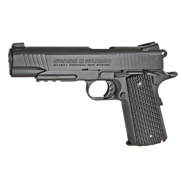Swiss Arms 1911 Military Svart 4.5mm - Bild 2