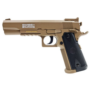 Alternative view of Swiss Arms P1911 Match TAN 4.5mm