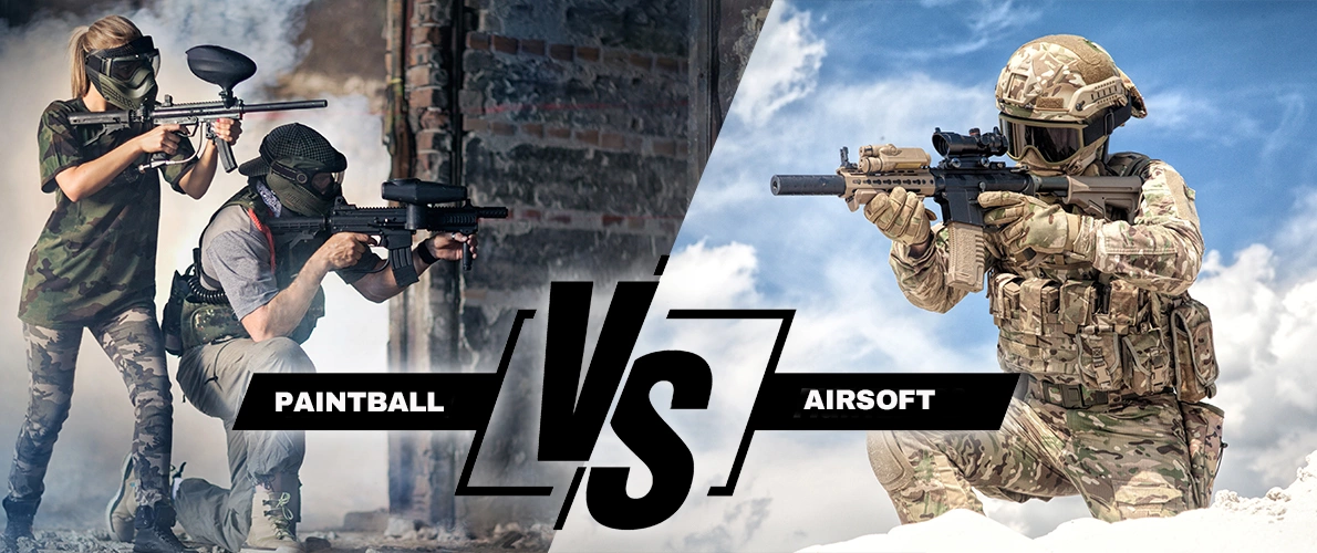 Airsoft vs paintball vad ska man välja?