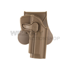 Alternative view of Amomax Polymer Hölster FDE WE M9 / TM M9