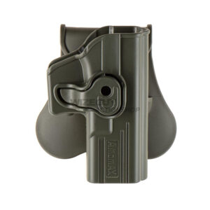 Alternative view of Amomax Polymer Hölster Glock 17 Airsoft OD
