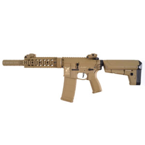 Alternative view of Delta Armory AR15 SilentOps 7 Charlie Tan