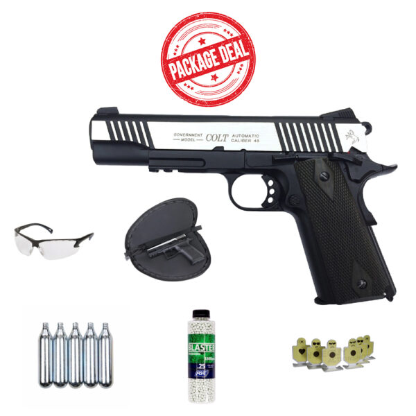 Airsoftpaket - Colt 1911 Dual Tone GBB Co2 - Bild 2