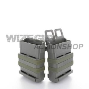 Alternative view of M4 Dubbel Fastmag Ficka Olive