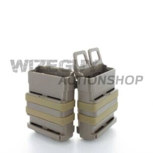 Alternative view of M4 Dubbel Fastmag Ficka Tan