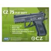 Cz75 p-07 duty blowback co2 5 Asg 16720 2