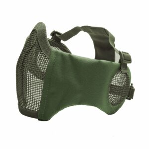 Nätmask underdel med öronskydd Olive