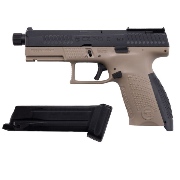 CZ P-10C OR-OT Co2 GBB Svart/FDE - Bild 4