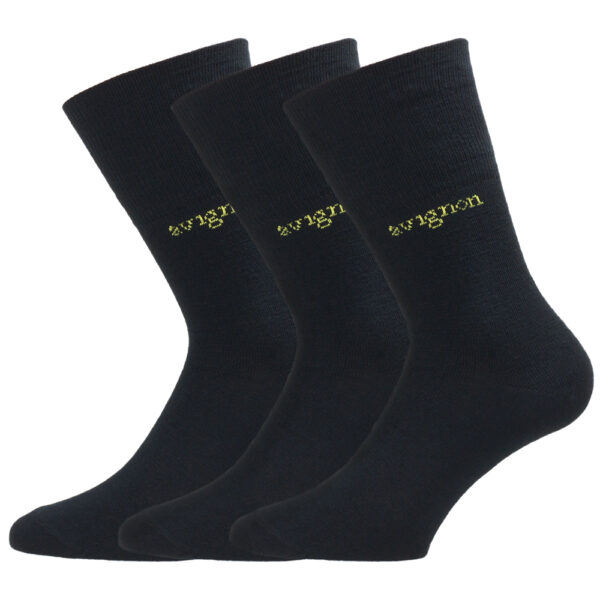Avignon Liner Basic Merinoull 3-Pack Svarta - Bild 2