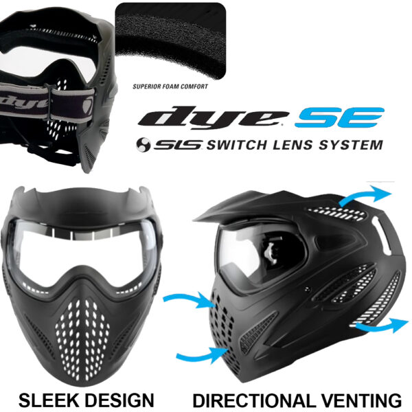 Dye SE Mask Svart - Bild 4