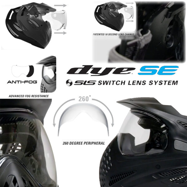 Dye SE Mask Svart - Bild 5
