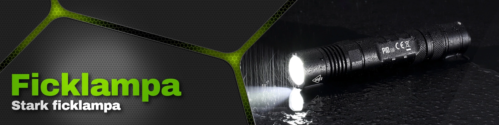 Guide stark ficklampa