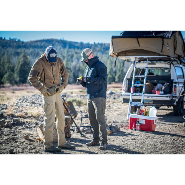 Helikon-Tex Trucker Keps Cotton Twill Svart/Khaki A - Bild 4
