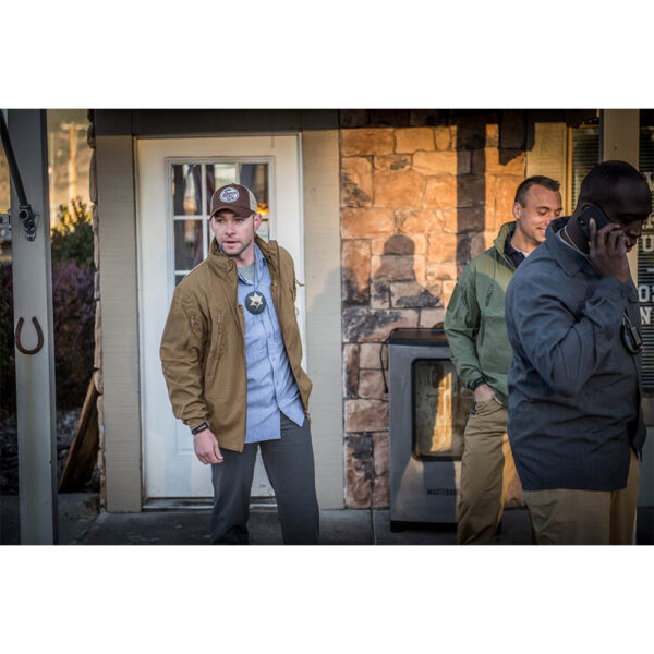 Helikon-Tex Trucker Keps Cotton Twill Svart/Khaki A - Bild 6